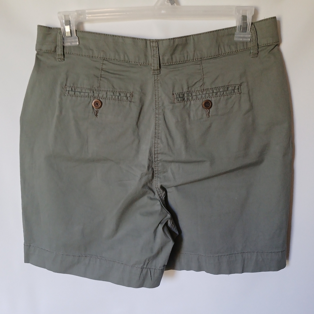 Kim Kim Rogers Womens Shorts Size 12 Color Army Green - Picture 2 of 9